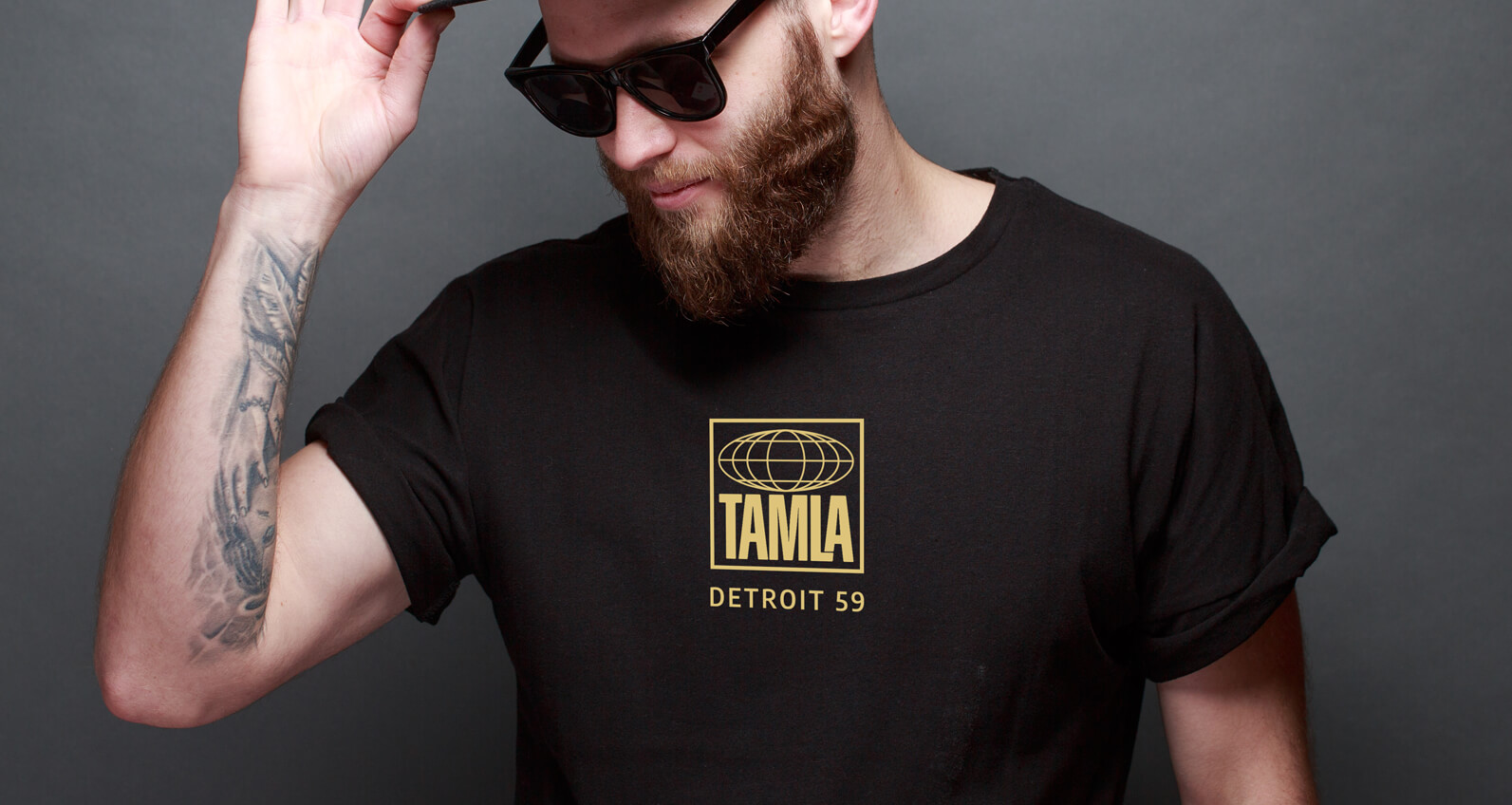 T-shirts inspired by music. Tamla Detroit 59 logo